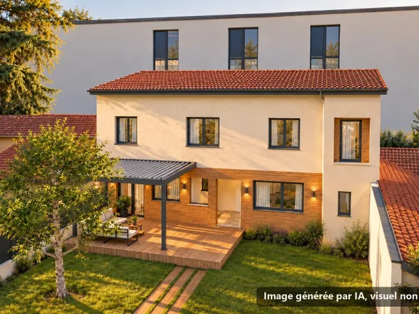 Maison Lyon 4 pièces à rénover avec jardin et stationnement