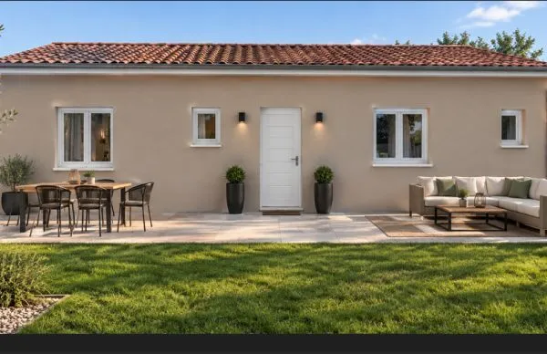 Maison contemporaine neuve de 90 m² avec terrain viabilisé de 507 m² à Saint-Maurice-de-Cazevieille 