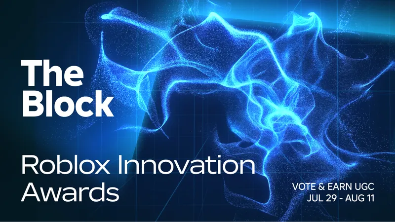 Roblox Innovation Awards 2026 : comment voter et obtenir les 6 objets UGC gratuits avant la clôture du 11 août