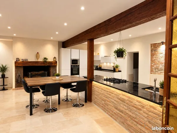 Location maison de village 300m2