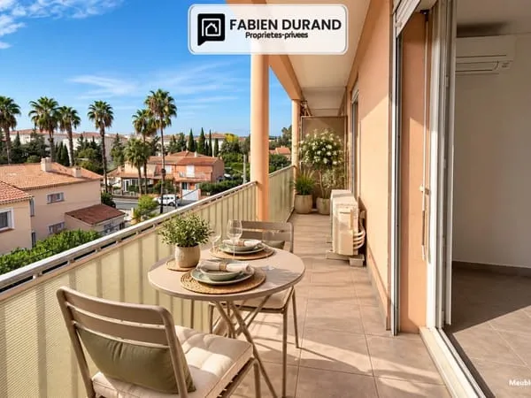 APPARTEMENT T3 - 2 CHAMBRES - TERRASSE - LOGGIA - CAVE - CLIMATISATION - SANS VIS-À-VIS ? PETITE COP