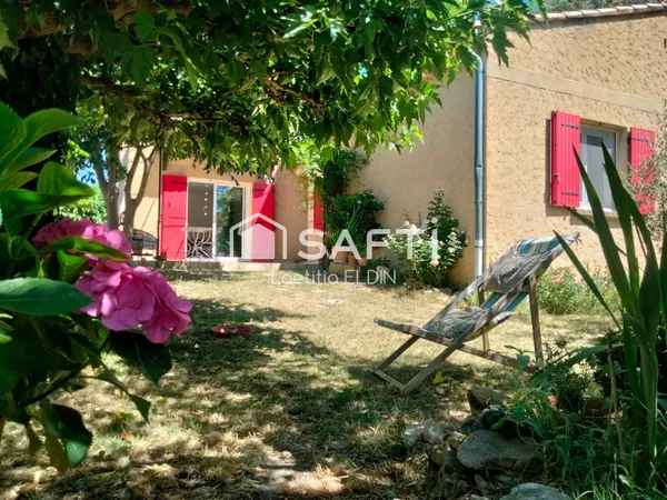 Maison plain-pied jardin bucolique calme Montfavet