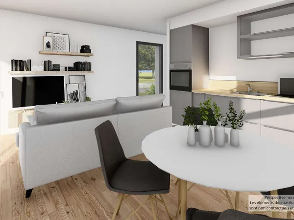 Maison 2 pièces 44 m²