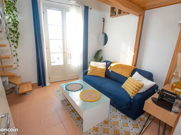 Nice Carré d'Or - Studio avec mezzanine et balcon, climatisation et ascenseur à 300 m de la mer