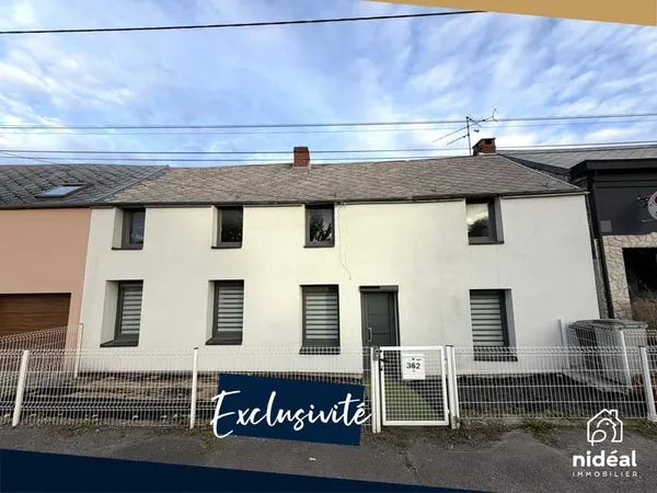 À VENDRE - MAISON DE 103 m² À MAUBEUGE - ROUTE DE MONS