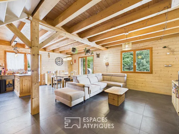 Maison ossature bois au coeur du massif des Bauges