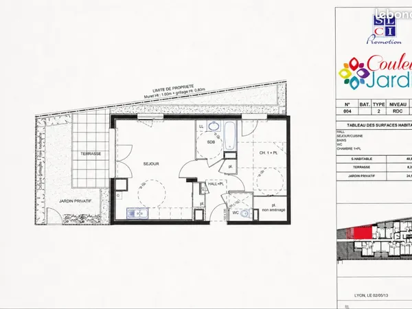 Appartement T2 à vendre
