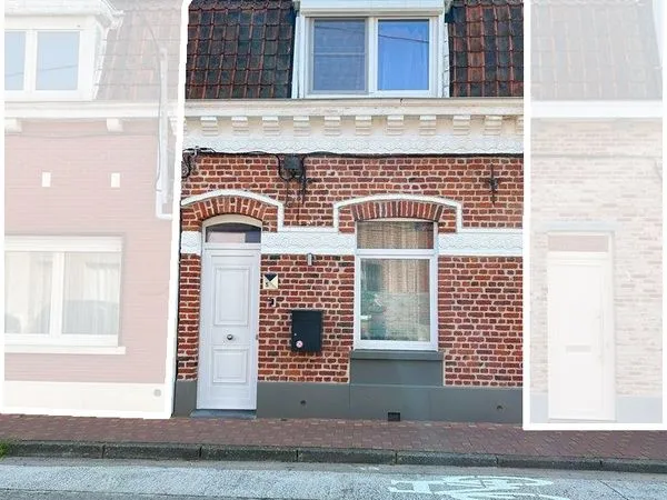 Maison avec garage et panneaux solaires