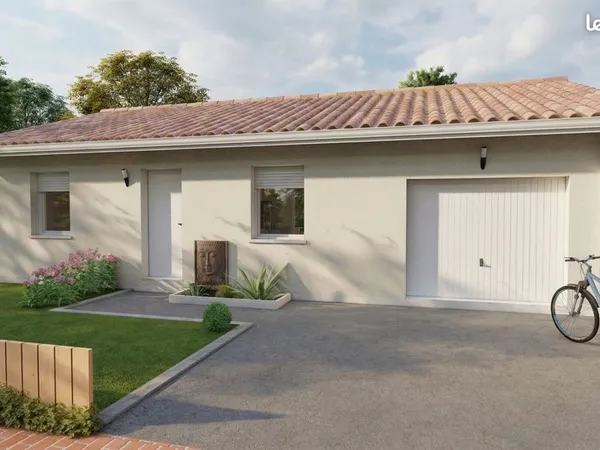 Projet de construction d'une maison de 3 pièces + garage avec terrain à PARENTIS-EN-BORN (40)
