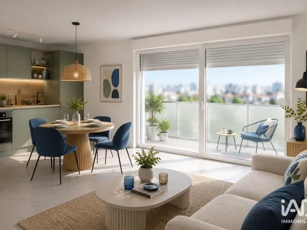 Appartement 2 pièces 44 m²
