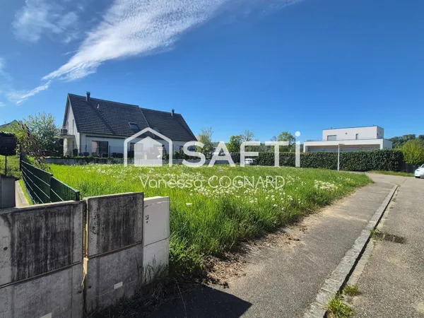 Terrain constructible de 704 m² à Leymen - Emplacement idéal proche Suisse