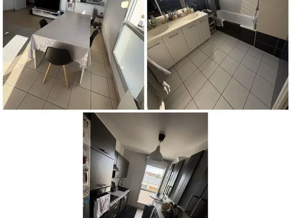 Vaulx-en-Velin Village - Appartement 83 m2 - 3 chambres - Balcon - Box fermé