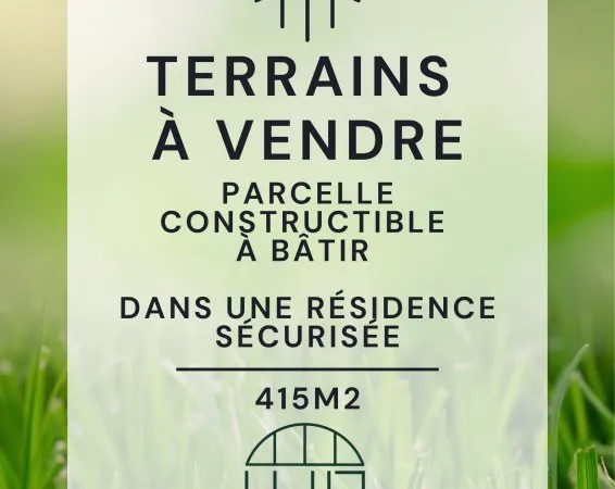Terrain 415 m²