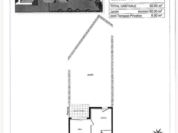 Appartement 2 pièces 40 m²