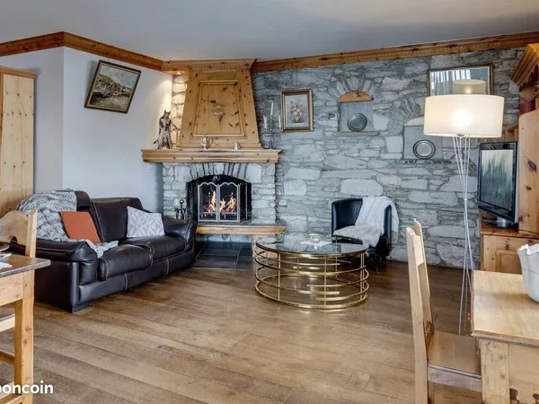Vente appartement Val d'Isere vue Face Olympique