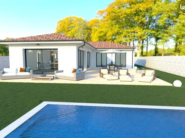Plaisance du touch terrain 1072 m2 +villa de 120 m2 T5 avec garage