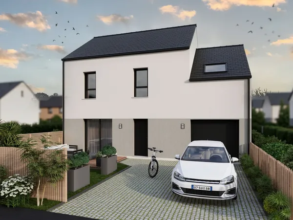 Terrain + maison 106 m²