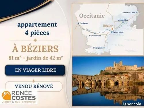 Appartement en Viager 4 pièces 80 m²