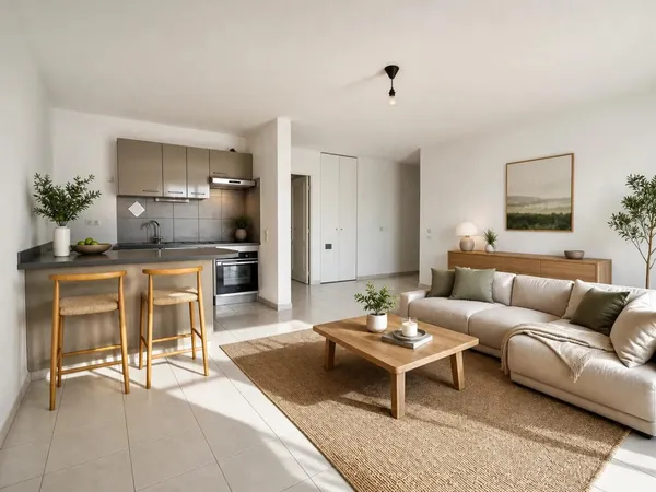 ROUSSET  Appartement T3 avec terrasse et garage sécurisé