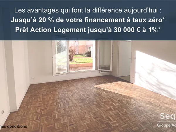 Studio à vendre avec une belle terrasse + parking