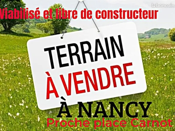 Terrain 262 m² Nancy