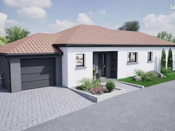 Maison de plain-pied de 105 m2 5 pièces sur Ingwiller
