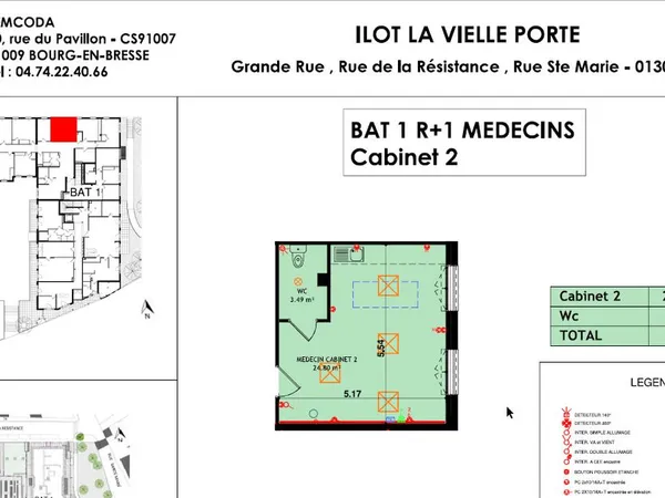 Bureau 28 m²