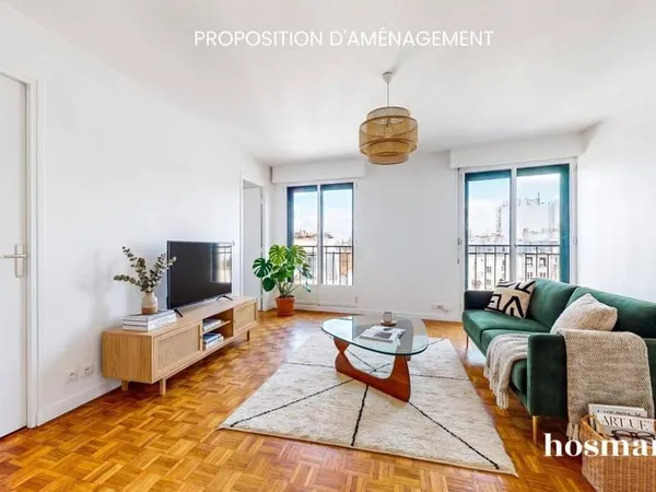 Appartement 2 pièces 46 m²