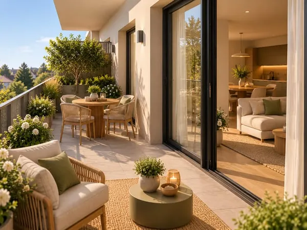 T2 neuf de standing avec belle terrasse