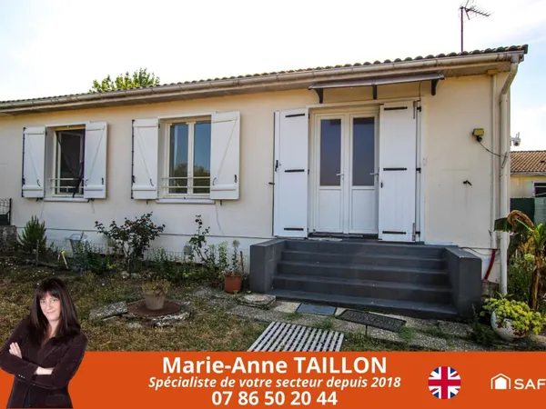 Maison de 3 chambres - Garage - Centre de Saint-Ciers-sur-Gironde