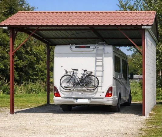 Parking Camping Car Couvert et sécurisé