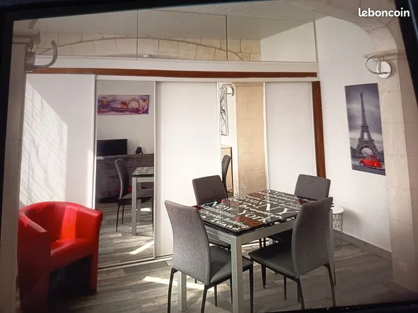 Appartement F1 bis meublé RDC