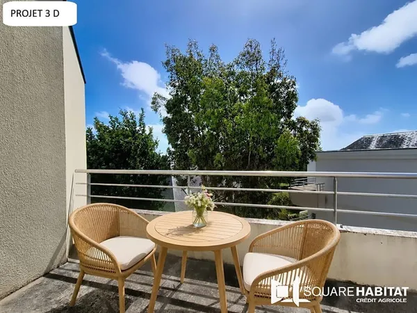 Appartement 3 pièce(s) 51.11 m2 + stationnement