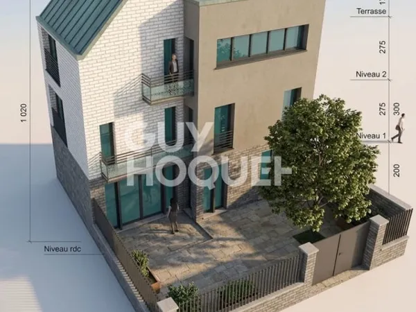 RARE À MALAKOFF - Maison avec projet d'architecte