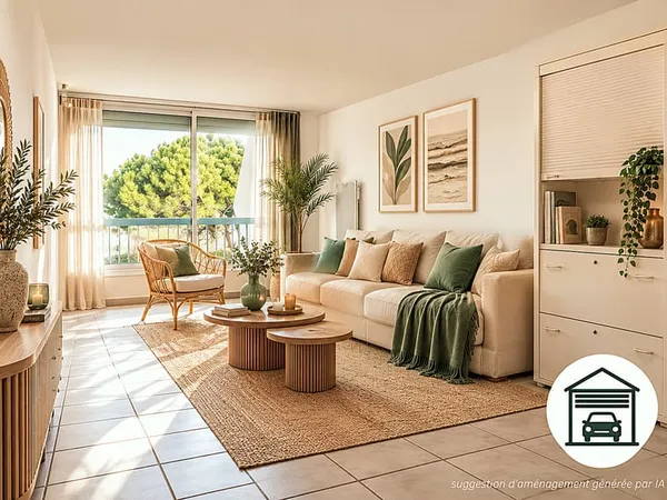 À 100 m de la plage, Studio cabine à rénover avec box et cellier, au Couchant