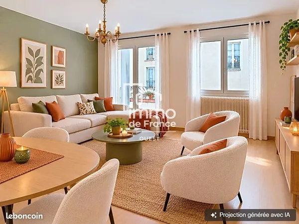 Appartement 2 pièces 64 m²