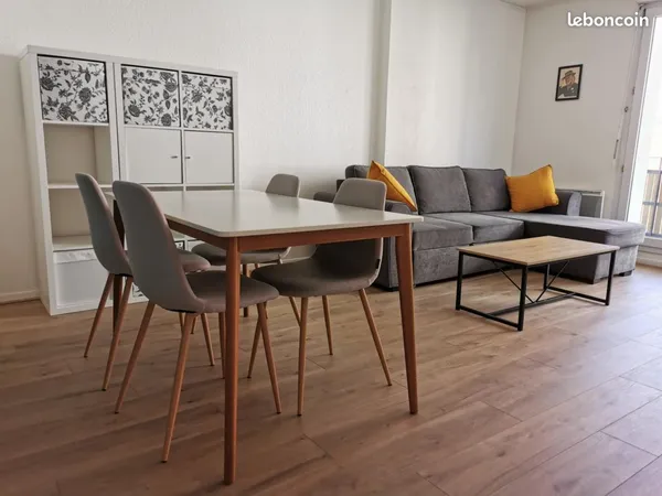Appartement 49m² meublé + parking