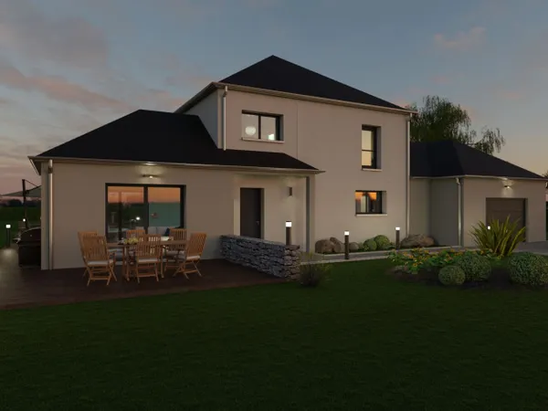 Terrain + maison 164 m²
