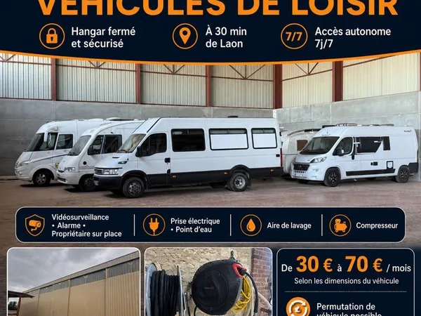 Local d’activité et entrepôt Location La Neuville-Bosmont  800m² 30€