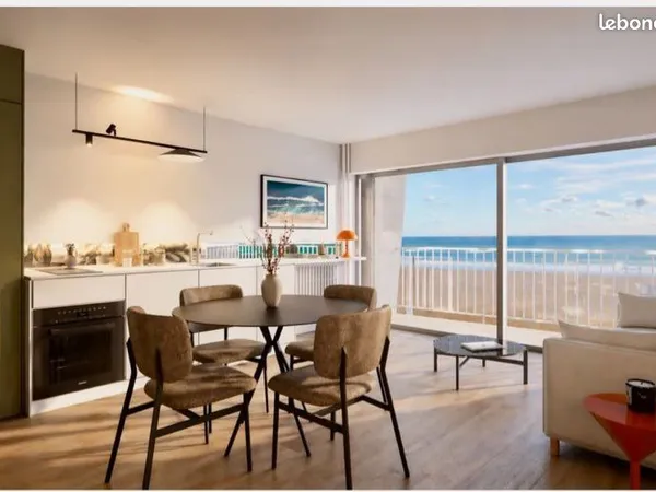 Le Touquet - studio cabine face mer