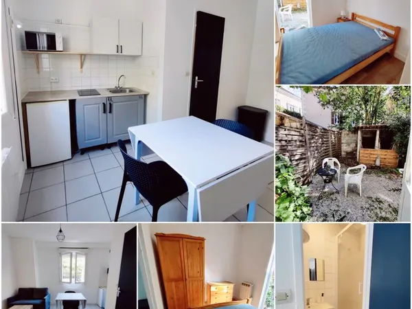 🏡T2 26m² + jardin neuf quartier des Arènes