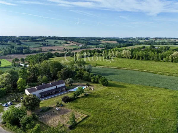 Élégante maison en pierre de 3 chambres, un écrin de nature aux portes de Marmande