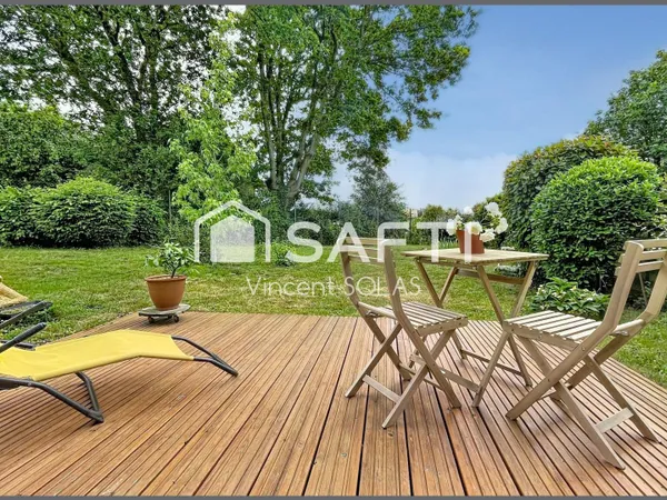 Maison de 85 m² - 3 Chambres - 2 SDE - 2 WC - Jardin et Garage