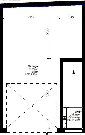 Garage 18m2