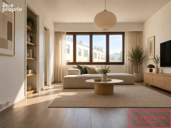 Appartement 4 pièces, trois chambres, 62 m2