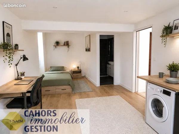 Studio 1 pièce 24 m²