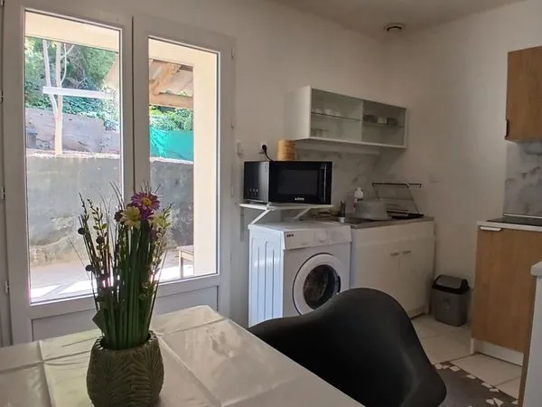 Appartement T2/T3 avec jardin