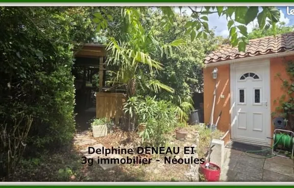 Vente | Maison mitoyenne | 2p | 1ch | 34 m² | Forcalqueiret | Expo Sud | Terrasse · Jardin · Piscine