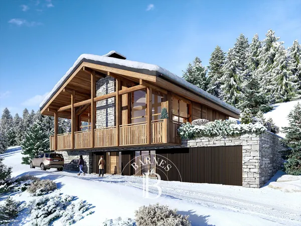 Chalet neuf - Vue panoramique - 5 chambres - Sud/Ouest - 332 m²