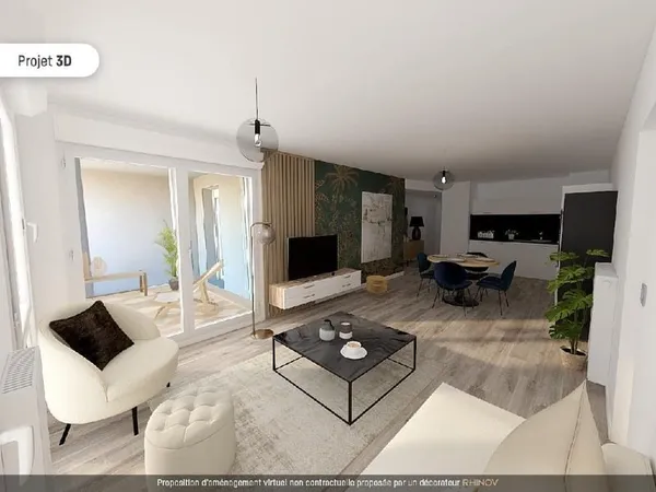 Appartement T3 LA CHAPELLE SUR ERDRE - 68.24 m2 902 Euros